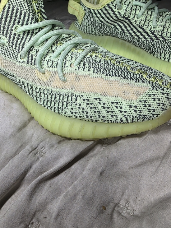 Yeezy Yeezreel Boost 350 V2 Green Glow Athletic Shoes main image 5